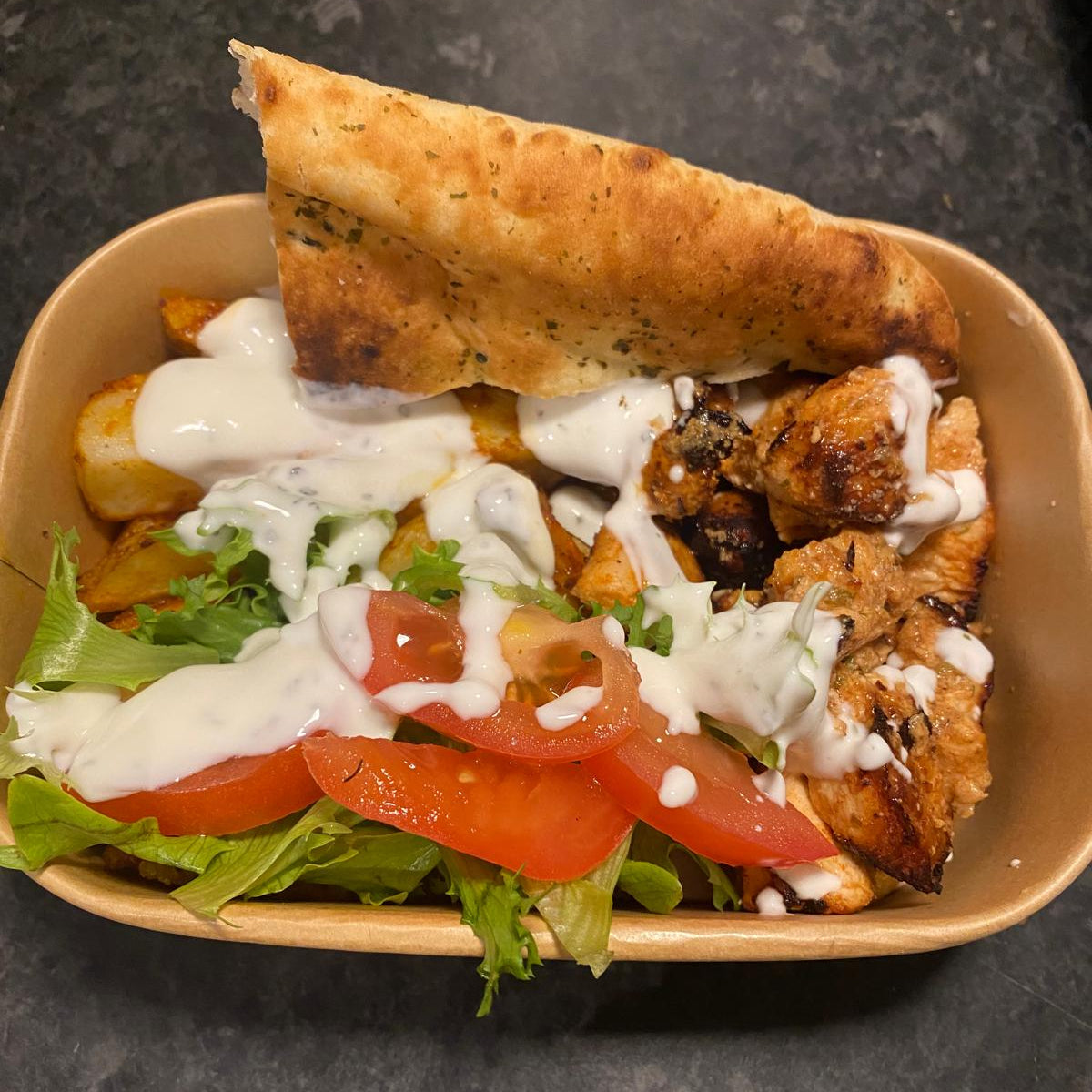 Chicken Gyros Bowl Large